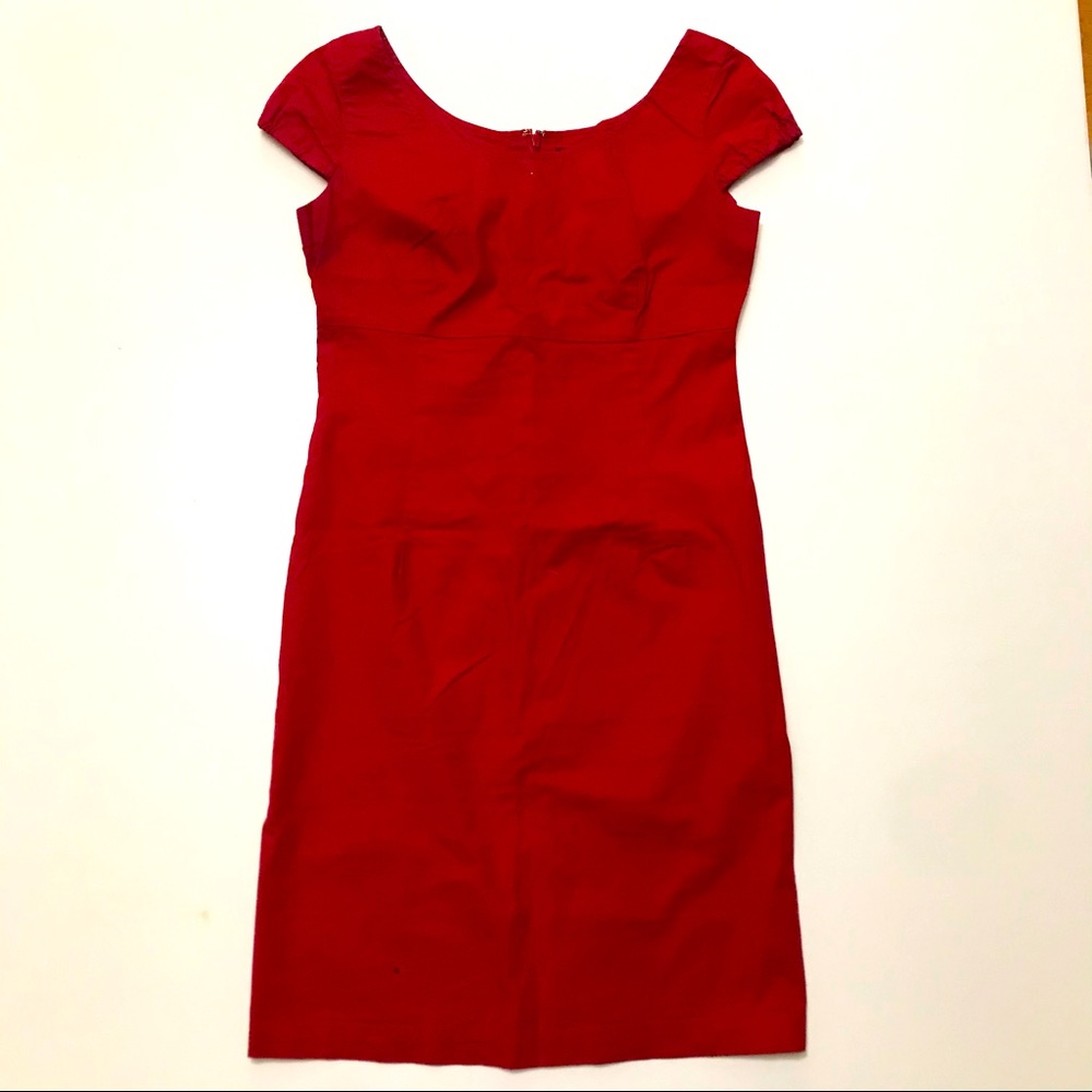 RED STRETCH DRESS - Picture 4 of 14